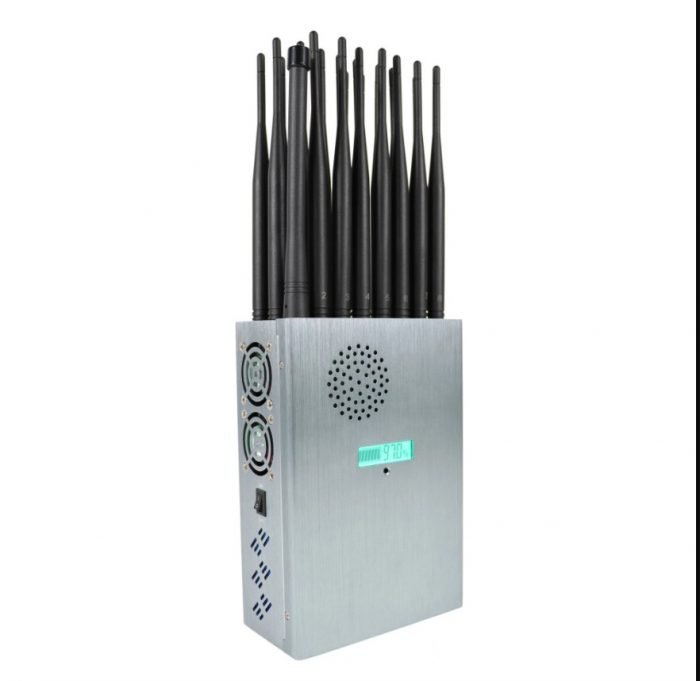 24 Antennas Signal Jammer for GSM LTE 4G 5g GPS WiFi Lojack Tracking GPS Signal Mobile Phone